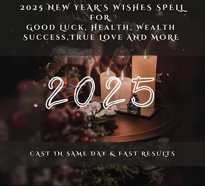 Gig Preview - Cast powerful new year 2025 success spell, attract prosperity, career growth