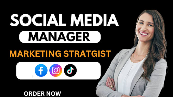 Gig Preview - Do social media marketing manager, facebook ads, instagram and content creator