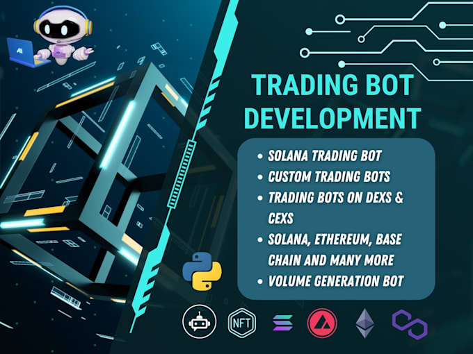 Gig Preview - Build arbitrage bot, solana volume bot solana bot crypto trading bot volume bot