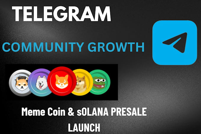 Gig Preview - Massive crypto pump, memecoin, solana, token, presale, telegram promotion