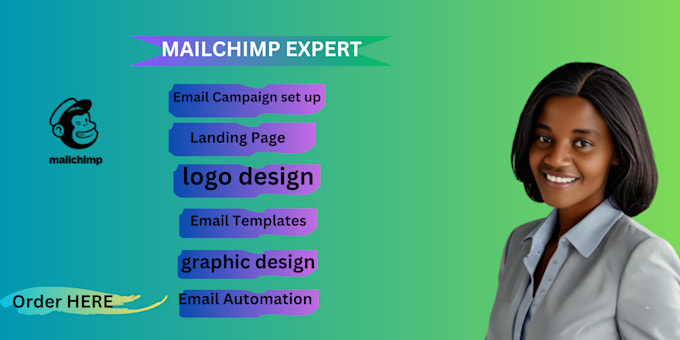 Gig Preview - Be your mailchimp expert for email marketing and automation