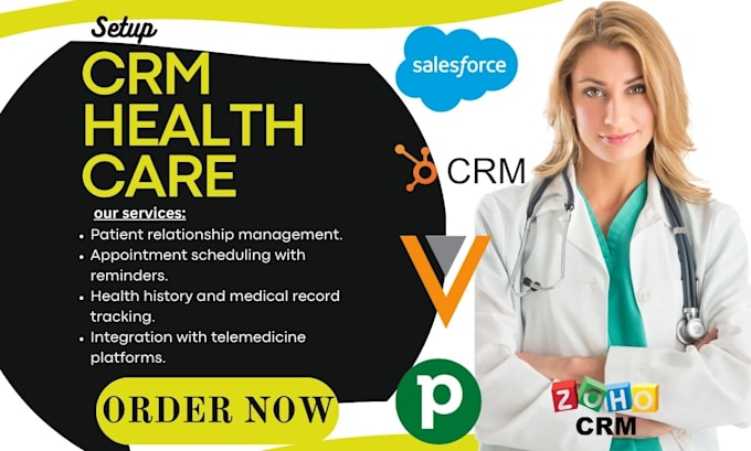 Bestseller - customize CRM healthcare salesforce hubspot zoho nimble pipedrive veeva