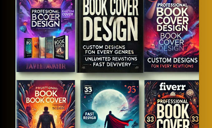 Gig Preview - Create a stunning book cover, book design, cover design, formatting and layout