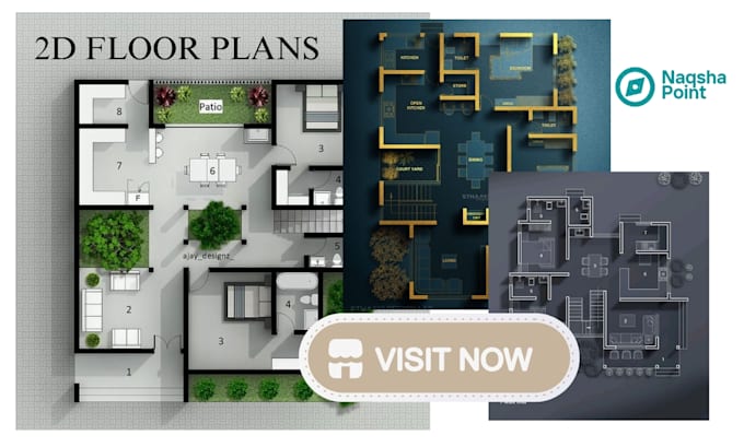 Gig Preview - Do  2d floor plans, exterior designs, and 3d renderings