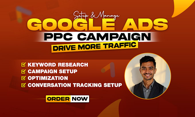 Gig Preview - Do google search ads, ppc ads campaign and conversion tracking