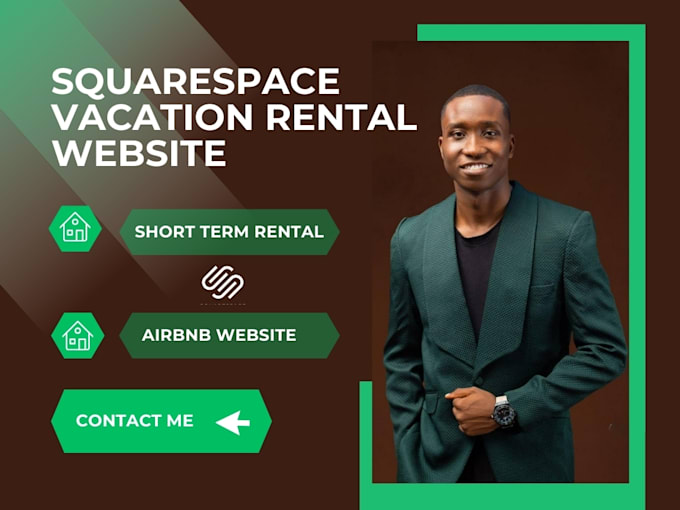 Gig Preview - Do squarespace vacation rental website squarespace vacation website airbnb site