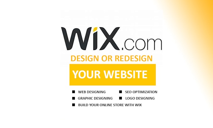 Gig Preview - Create and redesign professional wix websites