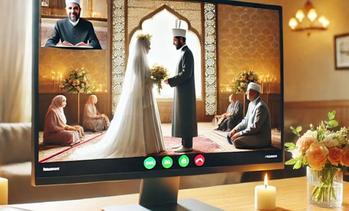 Gig Preview - Perform your online nikah wedding and provide official certification