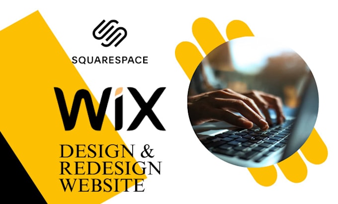 Bestseller - design or redesign beautiful wix or squarespace website