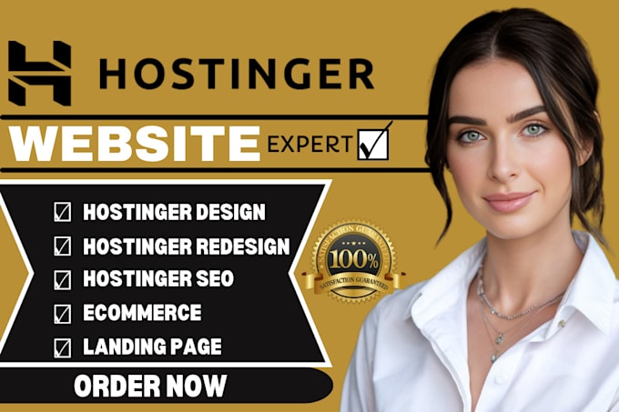 Gig Preview - Hostinger website design hostinger website redesign wordpress website design