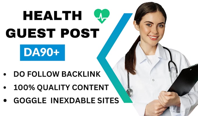 Bestseller - do health guest post with health blogs on high da90 health backlinks