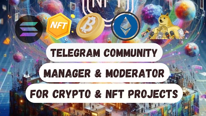 Gig Preview - Be your telegram community manager, project moderator and virtual assistance