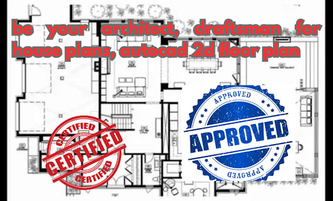 Gig Preview - Be your architect, draftsman for house plans, 2d floor plan wyoming stamp