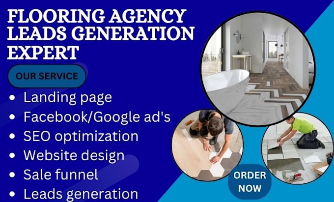 Gig Preview - Generate flooring leads epoxy flooring leads roofing leads epoxy website