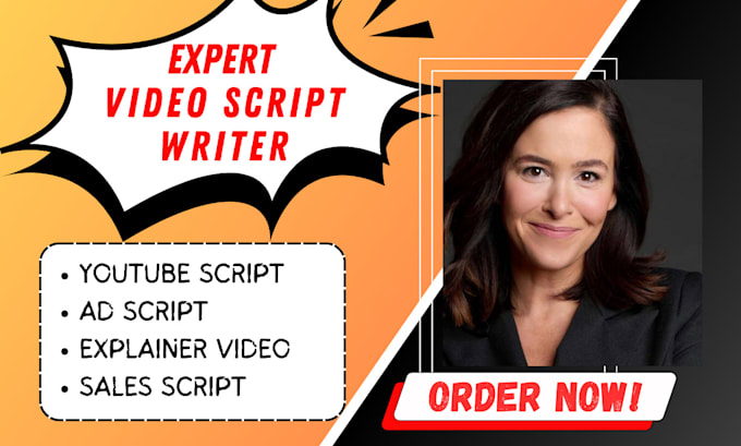 Gig Preview - Write explainer video script for youtube, product or business, ad script