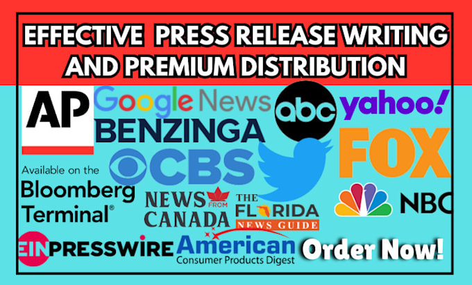 Gig Preview - Do press release writing and press release distribution, submit press release