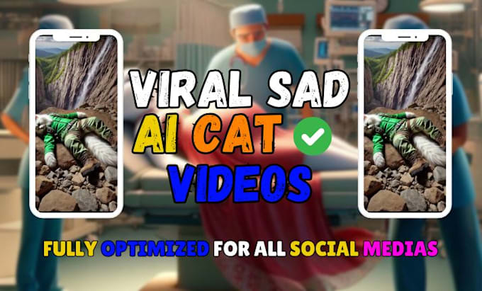 Gig Preview - Create ultra viral monetizable purr fects ai cat videos, ai videos youtube short