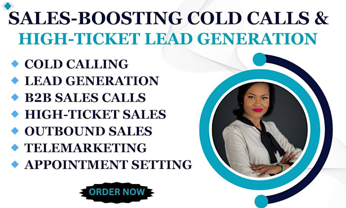 Gig Preview - Be your appointment setter, lead generation and cold calling