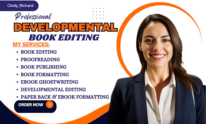 Gig Preview - Be your developmental book editor, proofreader,and formatting for reedsy and KDP