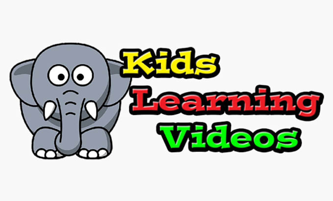 Gig Preview - Do best kids learning videos for youtube