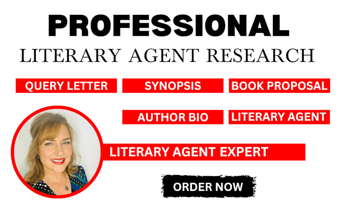 Gig Preview - Find literary agent and write query letter and book proposal for fiction, novel