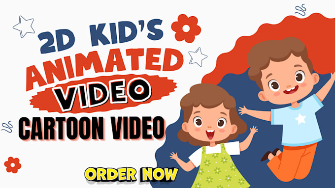 Gig Preview - Do eye catchy 2d kids animation, cartoon video for your channel