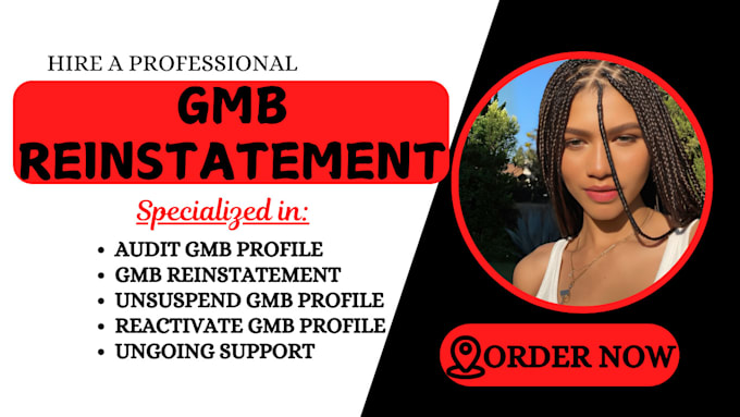 Gig Preview - Fix suspended gmb, gmb reinstatement, recover and restore gmb listing service