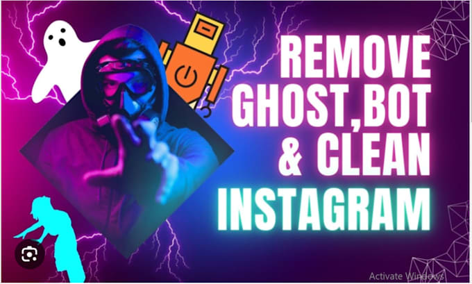 Gig Preview - Remove bot ghost and spam followers from your telegram instagram twitter account