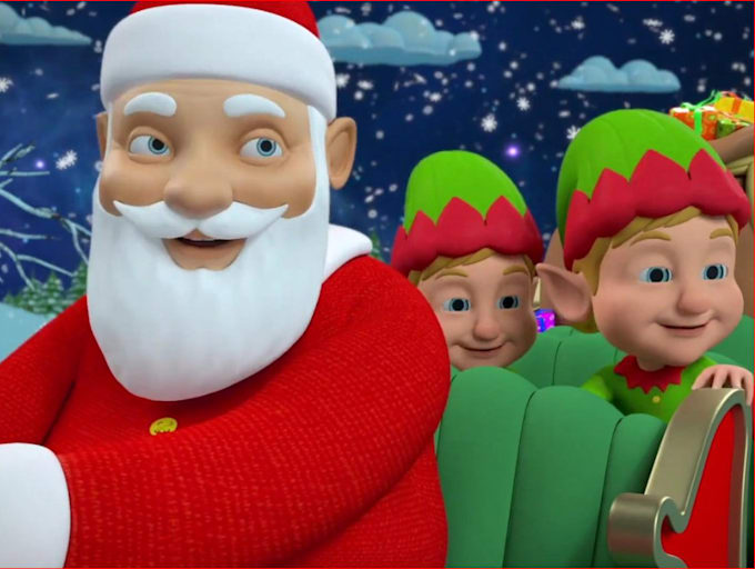 Gig Preview - Christmas santa claus kids animation, holiday greetings and festive animation