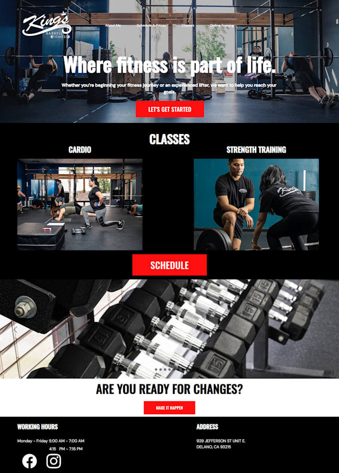 Gig Preview - Build a website for personal trainer, fitness trainer, coach, yoga, gym website