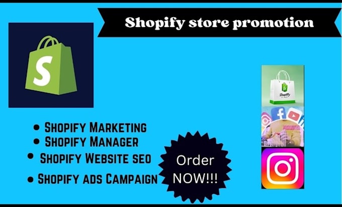 Gig Preview - Do social media ads and ecommerce marketing to increase your shopify store sales