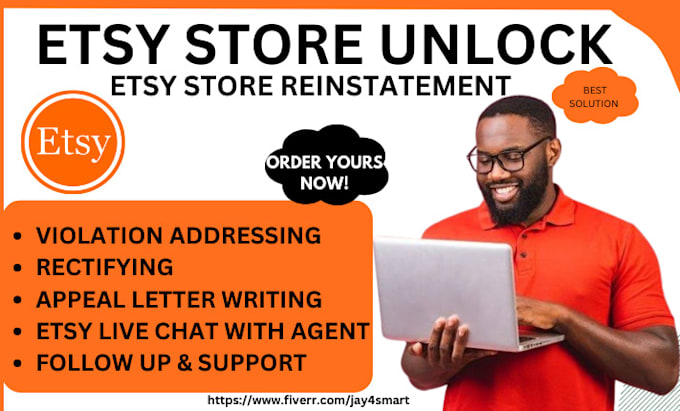 Bestseller - do etsy account reinstatement, etsy account suspension, etsy suspension appeal