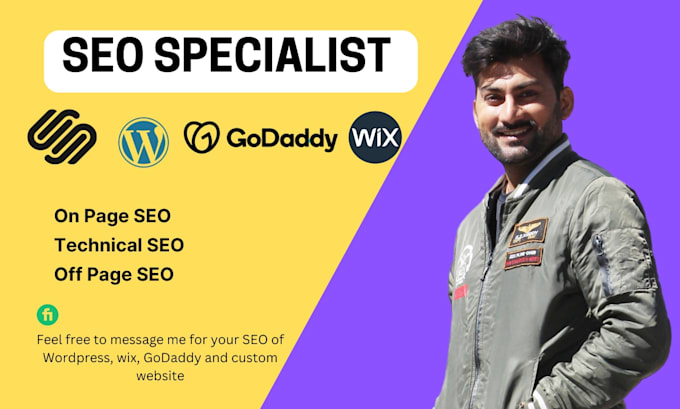 Bestseller - do on page seo optimization of wordpress squaresp, wix, godaddy webflow websites