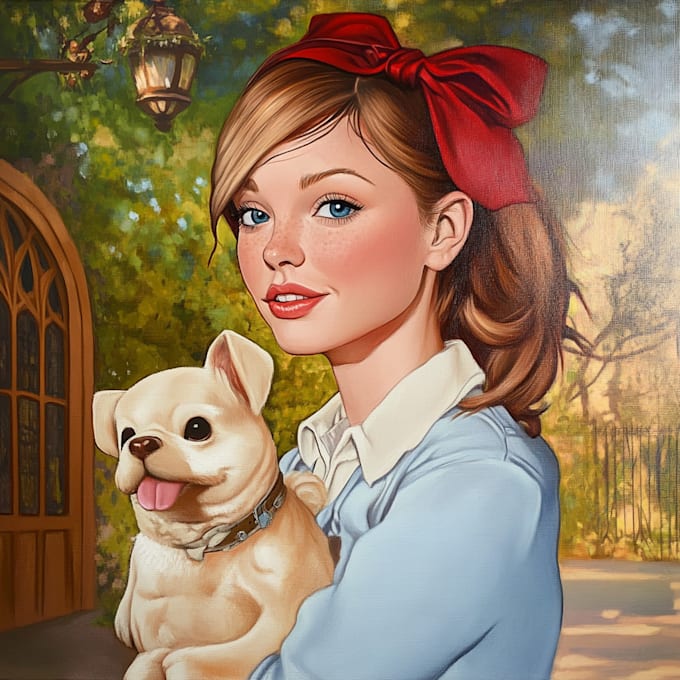 Gig Preview - Draw your portrait or charater in disney style