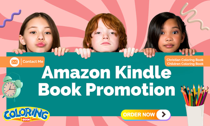 Bestseller - do children coloring book promotion, christian amazon KDP book promotion