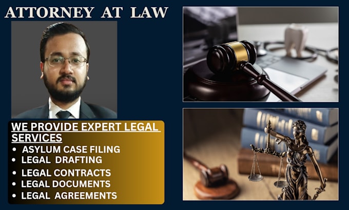 Gig Preview - Provide legal advice on asylum cases and draft  legal documents worldwide