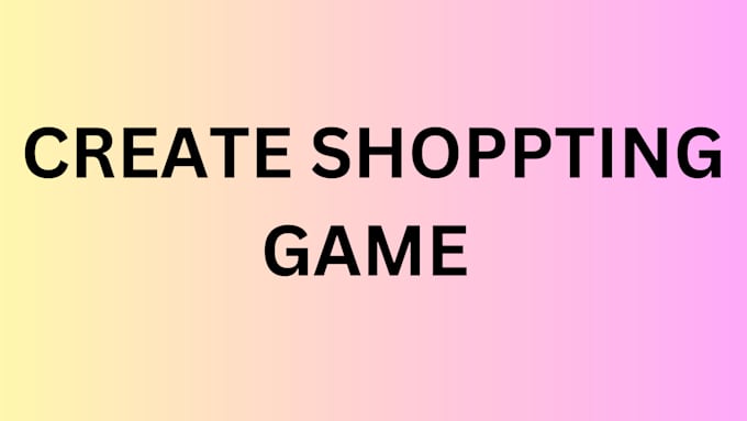 Gig Preview - Create shippting game for you