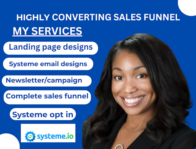 Gig Preview - Do systeme io go high level sales funnel, systeme io funnel builder gohigh level