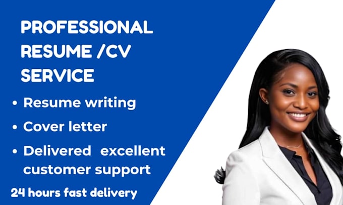 Gig Preview - Do professional resume design, cover letter, letter head