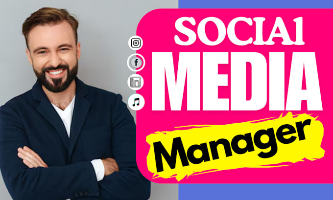 Gig Preview - Be your social media manage organically