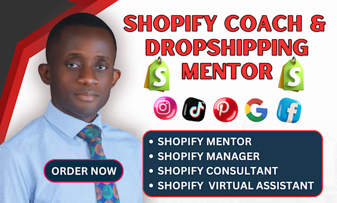 Gig Preview - Do ebay dropshopping, business consultant,  shopify marketing strategy coach