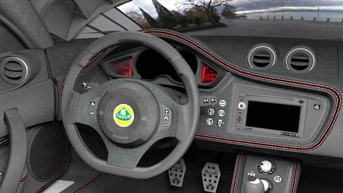 Gig Preview - Design 3d car, 3d car model interior and exterior, 3d truck mold