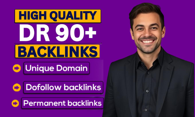 Gig Preview - Create high authority dofollow seo backlinks DR 90