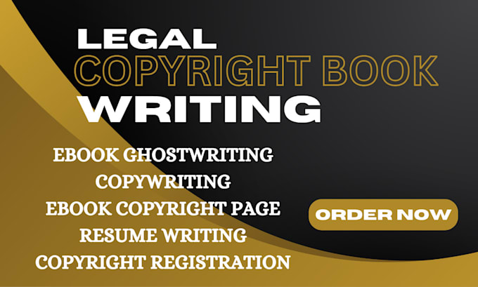 Gig Preview - Write copyright page for your ebook and books copyright page with rights