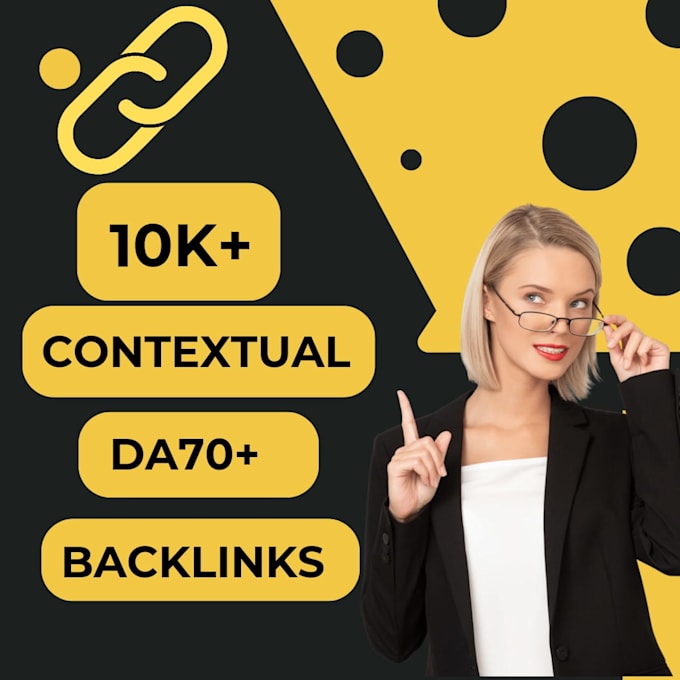 Gig Preview - High quality da 70 plus dofollow contextual backlinks