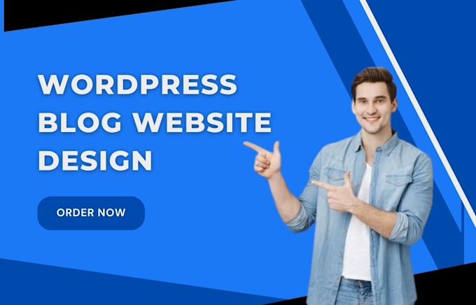 Gig Preview - Do create and design blog website, professional wordpress website design