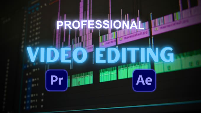 Gig Preview - Be your professional youtube video editors