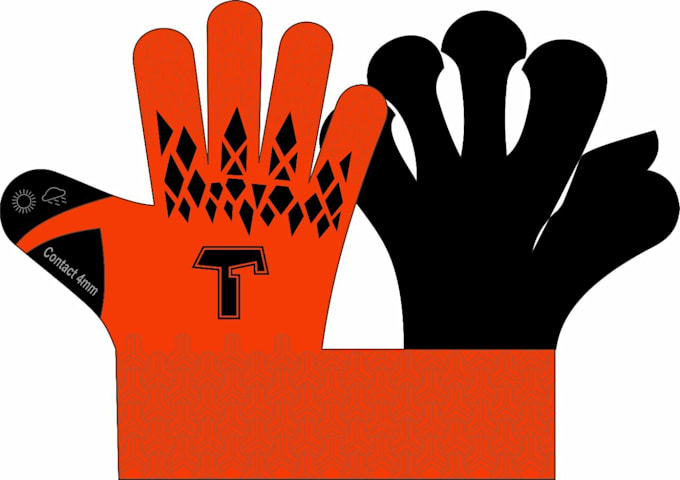 Gig Preview - Design customized goalkeeper gloves custom designs