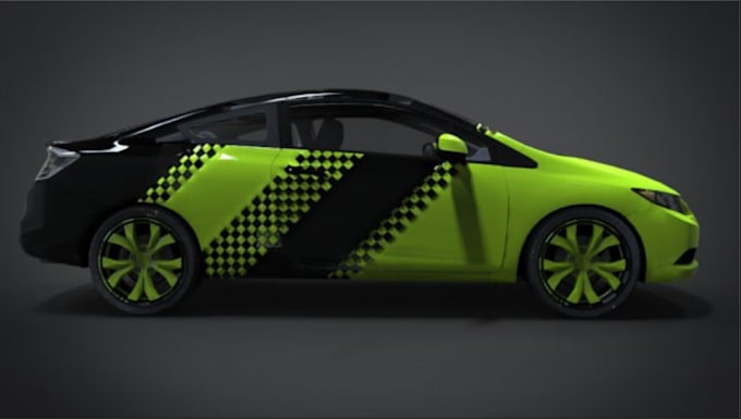 Gig Preview - Custom 3d realistic car render,custom body kit,car tuning,3d sport car,rc model