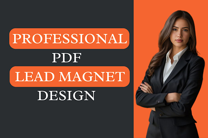 Bestseller - create an eye catching PDF lead magnet for your audience